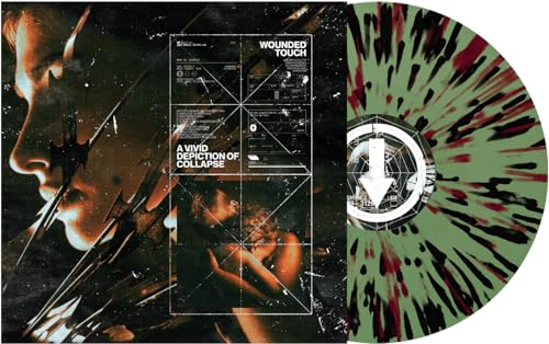 A Vivid Depiction Of Collapse - Green/Red/Black Splatter