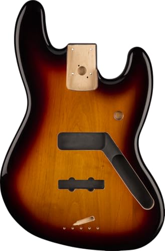 Fender 099 – 8008 – 732 Jazz Bass Alder Body, Vintage Style Bridge Mount, Colore Marrone Sunburst