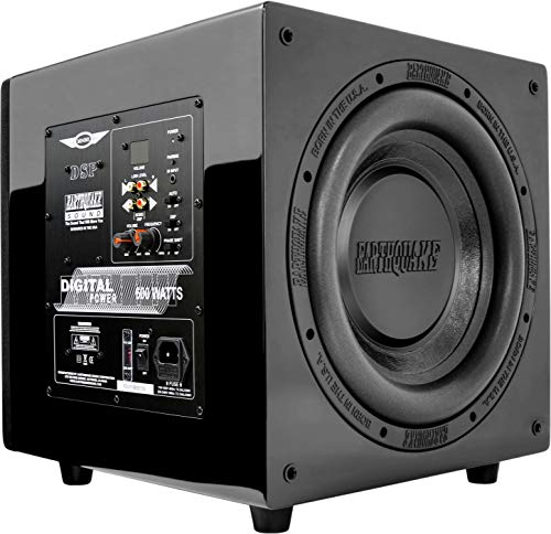 Earthquake Sound Minime-Dsp-P12 12" Dsp 600W Powered Subwoofer Radiatore Passivo