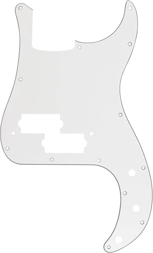 Fender 005-8261-000 Pick Guard, Precision Bass, 13 Hole, W/B/W, 3-Ply