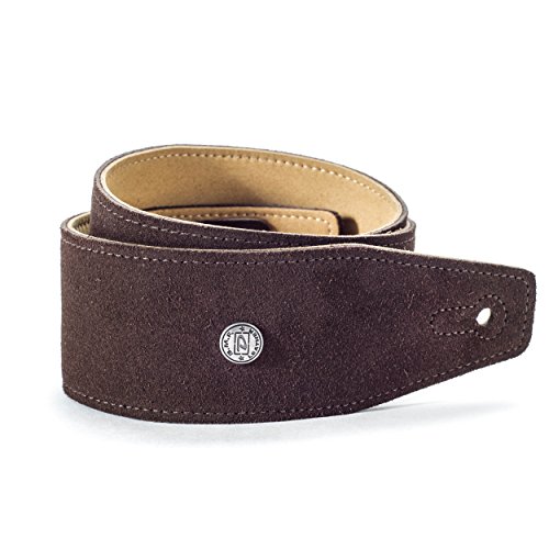 Dunlop - Bmf-S02 Strap Suede Mahogny, Tracolla Per Chitarra