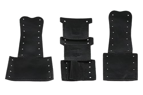 Gewa Leather Specialties - Set Di 3 Parti Di Polsini In Pelle Con Chiusura A Laccio - Per Trombone Basso Shiress