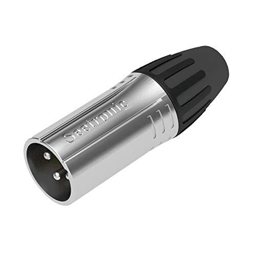 Seetronic Connettore Xlr Maschio A 3 Pin Scmm3 Microfono, Bilanciato, Dmx, Altoparlante