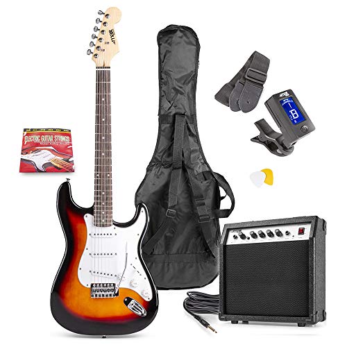 Max Gig Kit Guitarra Eléctrica Sunburst Con Amplificador 173226