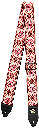 Ernie Ball Tracolla Per Chitarra, Jacquard Cinnamon Needlepoint