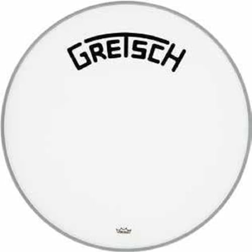 Gretsch Bassdrum Head, Pelle Per Grancassa, Ambassador White Coated, Rivestimento 24", Grdhcw24B
