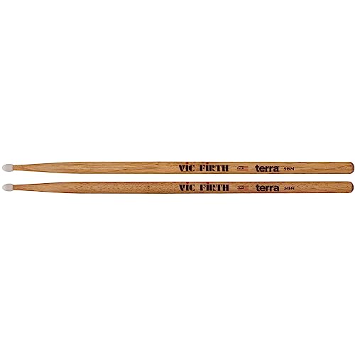 Vic Firth Bacchette Della Serie American Classic Terra 5Btn American Hickory Punta In Nylon Confezione Da 4 Paia