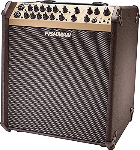Fishman Loudbox Performer Da 180 W, Amplificatore Per Chitarra Acustica Bluetooth, Marrone E Oro