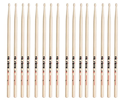 Vic Firth American Classic Hickory 5 A, (5 A78652) 8-Pairs