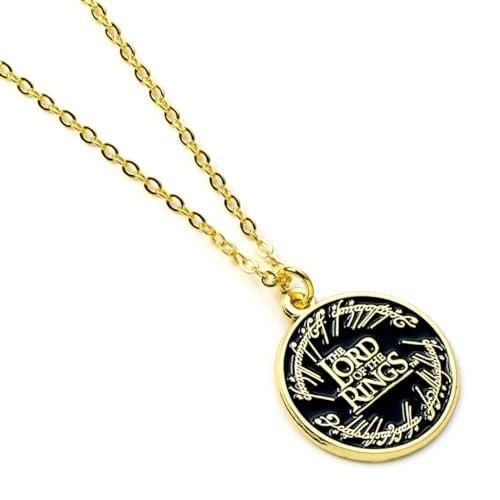 The Lord Of The Rings Collana Logo, Misura Unica, Zinco, Argento, Lrn00004