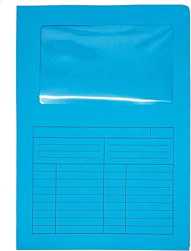 Cartella Con Finestra Azzurro