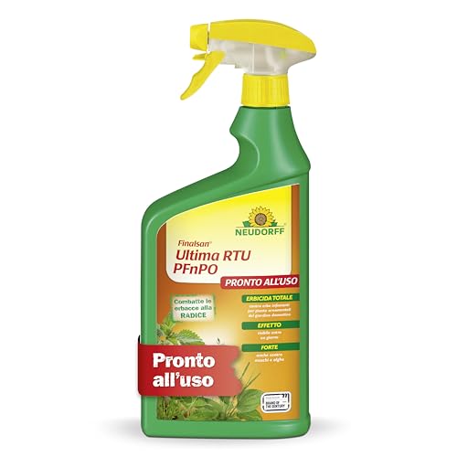 Neudorff Finalsan Ultima Rtu Pfnpo – Diserbante Totale Contro Erbacce, Erbe, Alghe E Muschi. Visibilmente Efficace In Un Giorno. Pronto All’Uso, 1 Lit