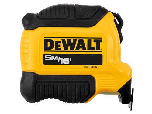 Dewalt Dwht38113-5 - Metro Tascabile Compatto, 5 M, Colore: Giallo