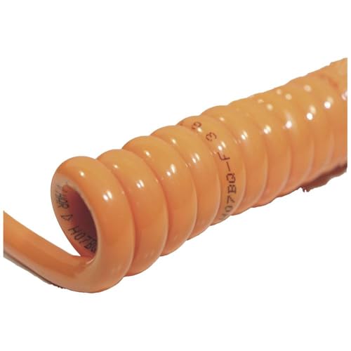Bkl Electronic 1506142 - Cavo A Spirale H07Bq-F, 400 Mm/1600 Mm, 2 X 1,5 Mm², Arancione, 1 Pezzo