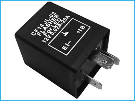 Flasher Led Lampeggiatore Relè Relay Auto Per Frecce Led 12V 3 Spine Cf14