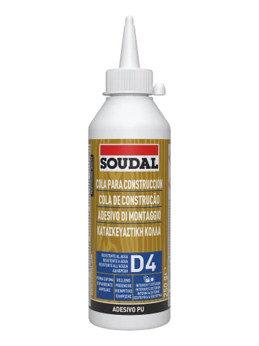 Colla Poliuretanica D4 Soudal - 250 Gr