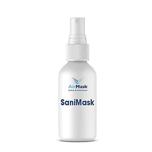 Sanimask Airmask® Sanificante Disinfettante Detergente Antibatterico Naturale Per Maschere E Mascherine (50Ml X2)