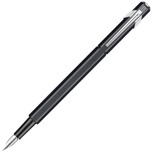 Caran D'Ache Penna Stilografica In Metallo 849 Nero Molle Ef