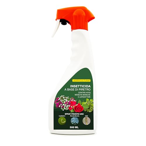 Agri-Cultura® | Piretro Insetticida Per Piante Naturale Pronto Uso | Elimina Afidi, Mosca Bianca, Moscerini E Lepidotteri | Rapida Azione Abbattente E
