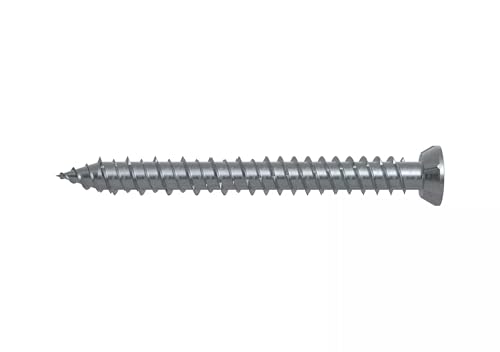 Fischer Ffs Viti Per Serramenti E Telai Finestre, Testa Svasata Piana 7,5X202 T30 (100 Pz.)