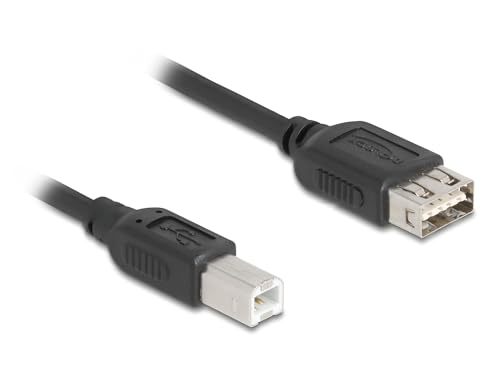 Delock 81528 Cavo Usb Usb 2.0 0,2 M Usb B Usb A Nero