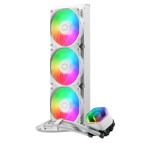Cooler Master Masterliquid 360 Core Ii Cpu Sistema Raffreddamento A Liquido - Sistema Aio 360Mm (Tdp Max 280W), Pompa Doppia Camera Gr9, Ventole Argb