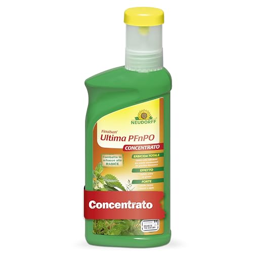 Neudorff Finalsan Ultima Pfnpo Concentrato – Diserbante Totale Contro Erbacce, Erbe, Alghe E Muschi. Visibilmente Efficace In Un Giorno, 500 Ml