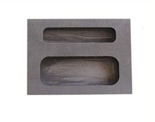 Llf Grafite Ingot Mold 1/2 28,3 Gram Argento Fusione Casting Refining Anche Per Gold