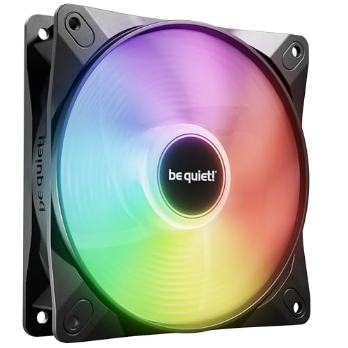 Be Quiet! Light Wings Lx 120Mm Pwm Reverse Black Ventola, Pale Invertite Ottimizzate, Led Argb, Elevata Pressione Statica, Ideale Come Ventola Lateral