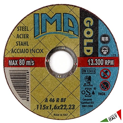 Dischetto 115X1,6 Acciaio Zirconio Ima (115650)