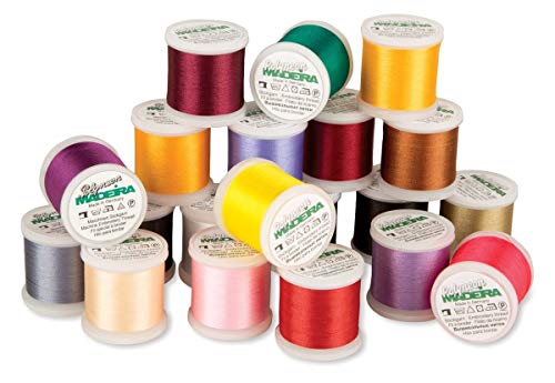 Filo Madeira Polyneon 100% Poliestere Per Ricamo A Macchina, 400M, Resistente Al Cloro E Ai Lavaggi, Disponibile In 180 Colori