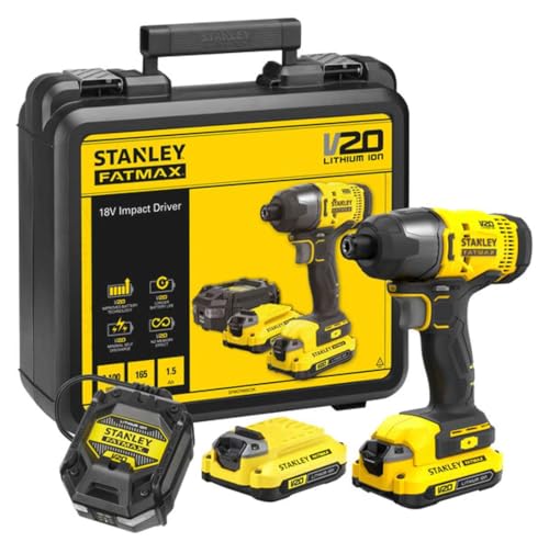Stanley Sfmcf800C2K Impact Wrench V20 18V 2X 1.5Ah 165Nm