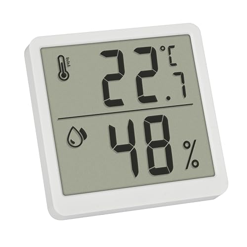 Tfa Dostmann Termoigrometro Digitale Interno, Termometro E Umidità, Termometro Per Ambiente,30.5059.02,Per Controllo Climatico, Magentico Da Posiziona