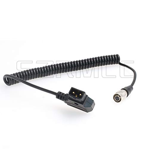 Szrmcc D Tap A Hirose 4 Pin Femmina Cavo Di Alimentazione A Spirale Per Smallhd Dp7 Pro E Ac7 Oled Monitor