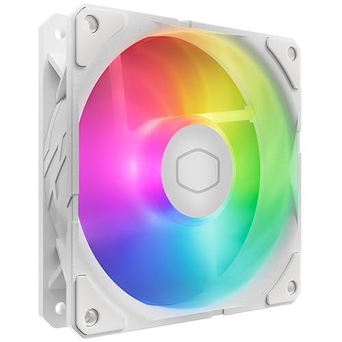 Cooler Master Sickleflow Edge 120 Argb - Ventola Da 120 Mm (690~2500 Rpm, Pwm), Flusso D'Aria Elevato (70,7 Cfm) E Pressione Statica (3,61 Mmh2O), Arg