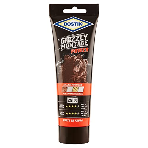 Bostik Grizzly Montage Power Tubo 250G. B.Co Pz 12,000