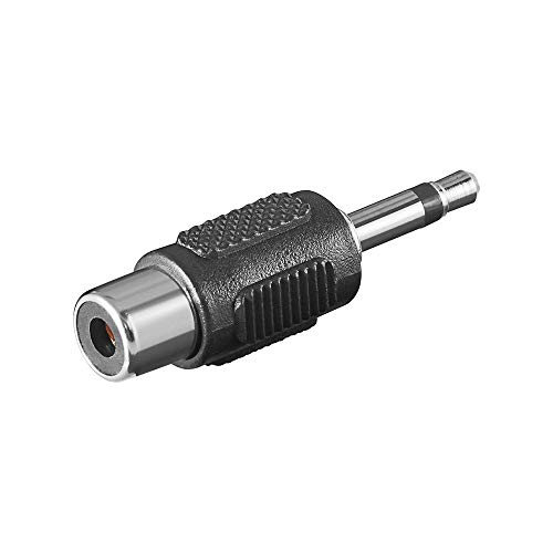 Goobay 11688 Adattatore Rca A Connettore Jack Aux Mono Da 3 5 Mm - Spina 3 5 Mm (2-Pin Mono) > Presa Rca