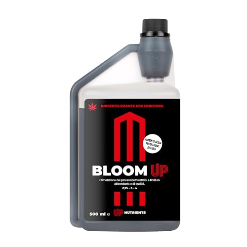 Up Nutrients Bio-Stimulant De Floraison Bloom Up 500 Ml - Engrais Récoltes, Fleurs Et Têtes - Npk 2,75-3-4 - Stimulation De La Photosynthèse - Fleurs