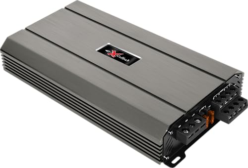 Excalibur X4100.4 Amplificatore Audio Auto 4 Canali 2400W Stereo - 4X600W, Con Bass-Boost 12 Db, Amplificatore Subwoofer In Modalità Bridge, Low Pass 