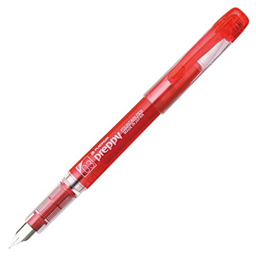 Platinum Preppy 03 - Penna Stilografica, Colore: Rosso