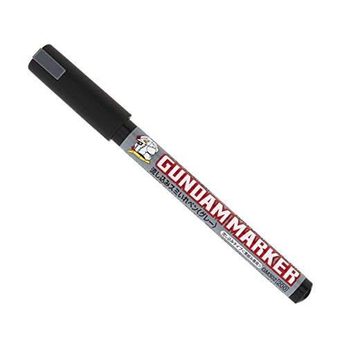Mr.Hobbyミスターホビー Gm-302P Gundam Marker, Pour Type, Pennarelli, Per Dipingere Gunpla, Grigio, Fine