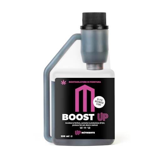 Up Nutrients Bio Fertilizzante Stimolatore Della Fioritura Boost Up 250 Ml | Biostimolante Per Piante E Coltivazioni | Acceleratore Della Produzione D