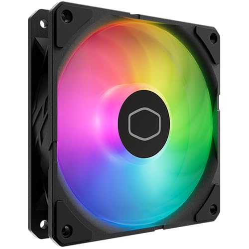 Cooler Master Sickleflow Edge 120 Argb - Ventola Da 120 Mm (690~2500 Rpm, Pwm), Flusso D'Aria Elevato (70,7 Cfm) E Pressione Statica (3,61 Mmh2O), Arg