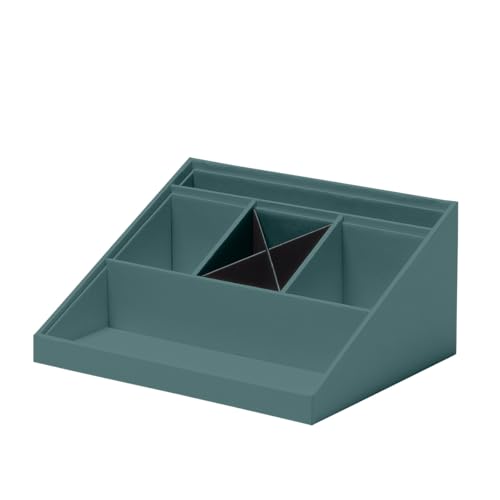 Rössler Papier 1336452380 - Organizzatore Da Tavolo Soho Opal, 25,6 X 11,6 X 20,6 Cm, Sistema Di Organizzazione Per Ufficio E Casa