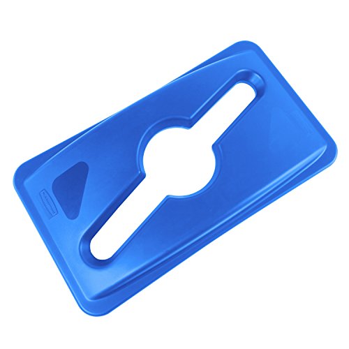 Rubbermaid Commercial Products Top Per Riciclaggio Bottiglie, 5.4 X 12.1 X 21.1, Blu, 1