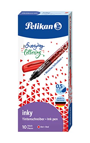 Pelikan Inky Pen 273, 1 Pennarello A Inchiostro Liquido, Rosso