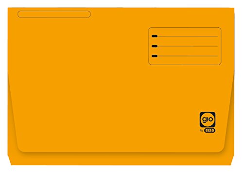 Ybarra 796737 - Sotto Cartelle Sciolte Con Bolsa Soffietti 25 Unità, 250G, Giallo
