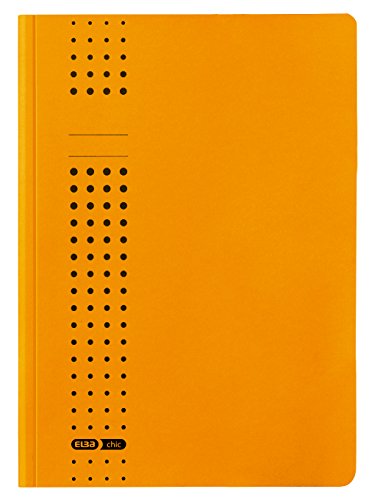 Elba 31477Gb - Cartellina In Cartoncino Riciclato, 320 G/Mq, Per Ca. 100 Fogli In Formato Din A4, 25 Pezzi, Colore Giallo