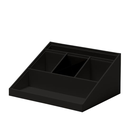 Rössler Papier 1336452700 - Organizzatore Da Scrivania Soho Nero, 25,6 X 11,6 X 20,6 Cm, Sistema Di Organizzazione Per Ufficio E Casa