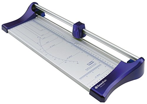 Swordfish 40263 Slimline A4 - Taglierina Per Carta, 10 Fogli, Colore: Blu A3 Blu